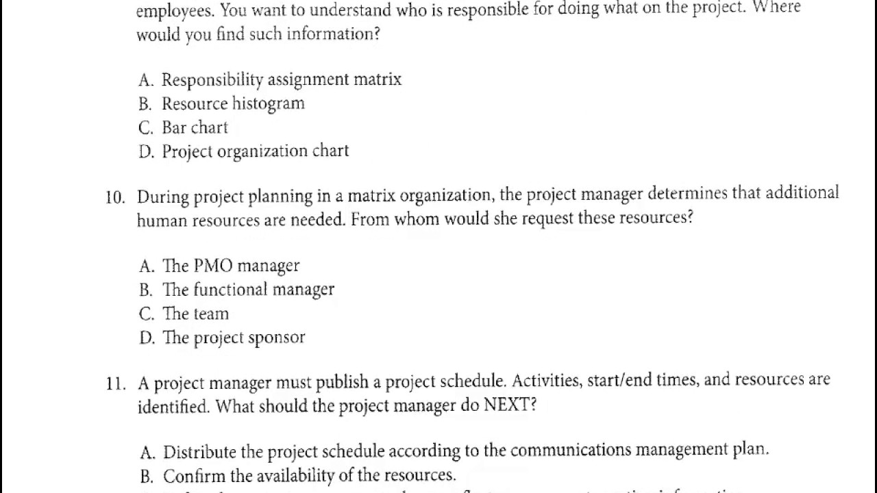 PMP Preparation 09 Human Resource Management Questions YouTube pmp-preparation-09-human-resource-management-questions-youtube