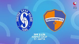 TFF 2. Lig Kırmızı Grup | Sarıyer - İskenderunspor A.Ş.
