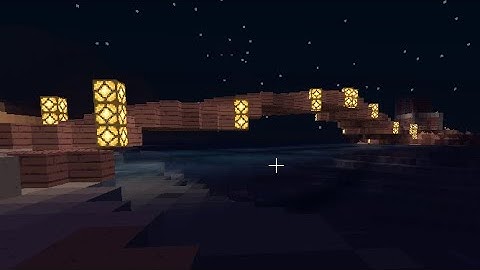 Building a diagonal bridge — Minetest Game (Creative)