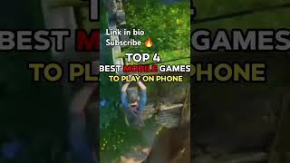 TOP 4 BEST MOBILE GAMES TO PLAY ON PHONE #shorts #offine #shortsfeed