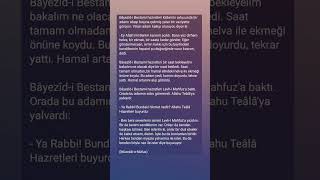 Bâyezîd-I Bestami Hazretleri Kâbenin Avlusunda Bir Adamı Abayı Başına Çekmiş Yatar Bir Vaziyette