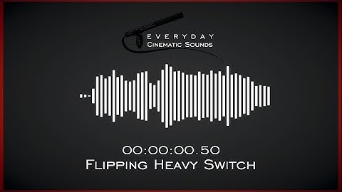 Flipping Heavy Switch | HQ Sound Effects