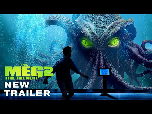 THE MEG 2: THE TRENCH – New Trailer (2023) Warner Bros class=