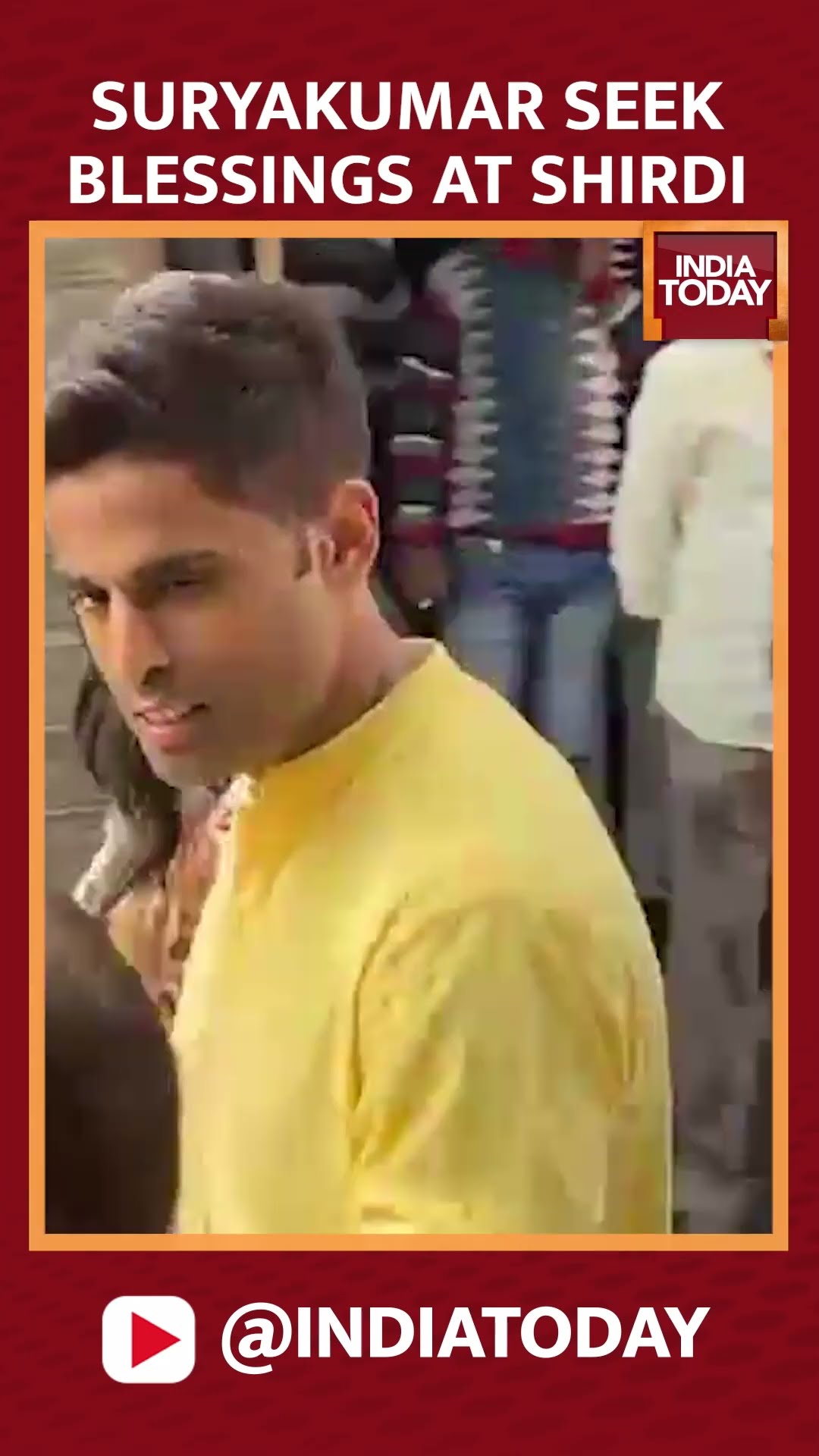 Suryakumar Yadav And His Wife Devisha Seek Blessings At Shirdi's Sai Baba Temple