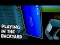 Played PS5 in the Backyard (PS5 Simulator)