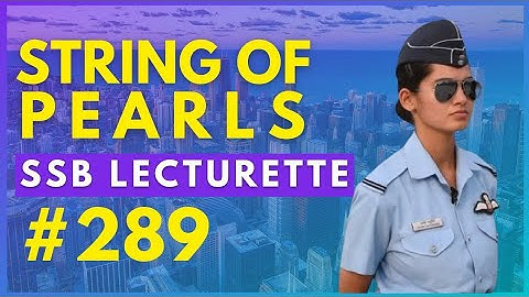 SSB Lecturette Topic #289| STRING OF PEARLS |Daily Lecturette Practice|SSB INTERVIEW