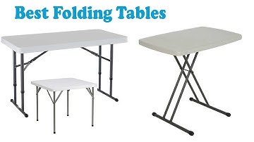 6 Best Folding Tables 2018