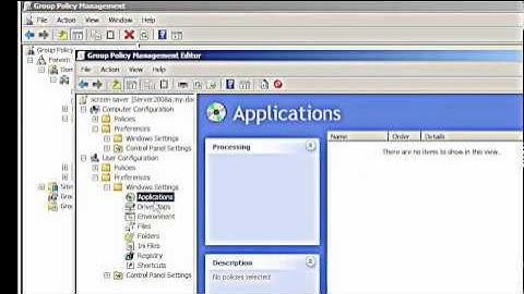 Windows Server 2008 create group policy for Active Directory