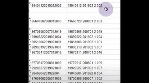 Cara Membuat NIP di excel tanpa petik dan NIP berspasi