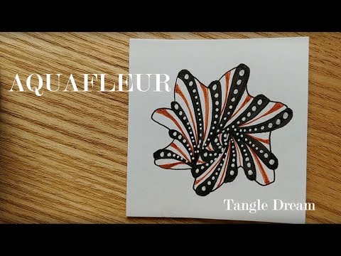 ❤How to draw for beginners(1)/ Zentangle® Pattern 