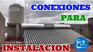 Conexiones para instalar un calentador solar. by E y P Electricidad y plomería 18,027 views 1 year ago 3 minutes, 51 seconds