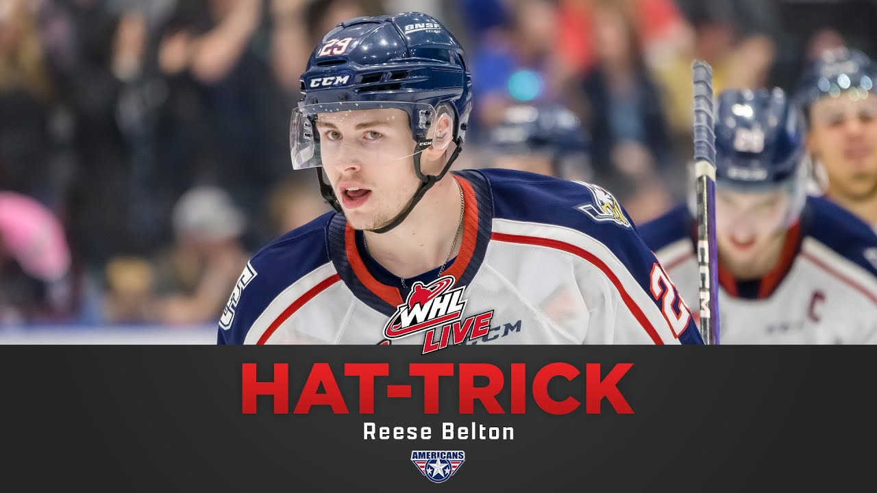 WHL Hat-Tricks - Reese Belton - YouTube