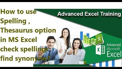 How to use Spelling & Thesaurus option in hindi