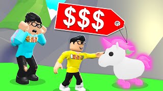 I Bought Baby Hyper Anything He Touched In Adopt Me! (Roblox)