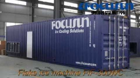 Focusun 30 Tons Containerized Flake Ice MachineFIF-300WC