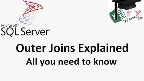 This is a SQL tutorial on outer joins. Left/Right/Full and Inner comparison.