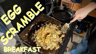 Easy Egg Scramble Breakfast on the Blackstone The Neighbors Kitchen