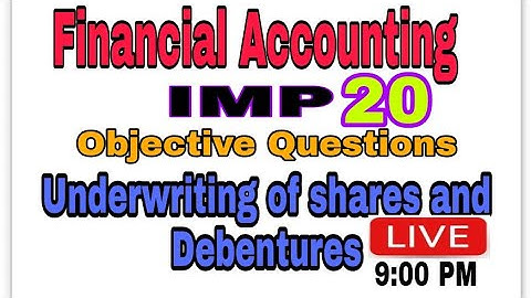 Live 2 Financial Accounting Objective TYBCOM-VI | Atul Sir | MCQ | Important Objective