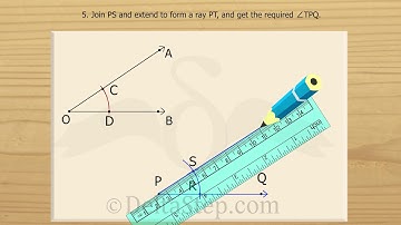 Construction of Same Angle from Given Angle | Class 6 | CBSE | NCERT | ICSE