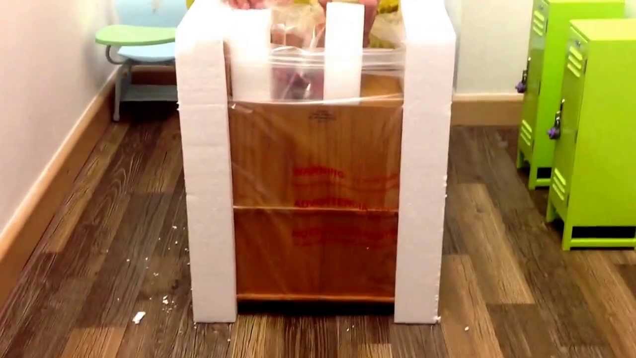 Opening American girl Kit's school desk. YouTube