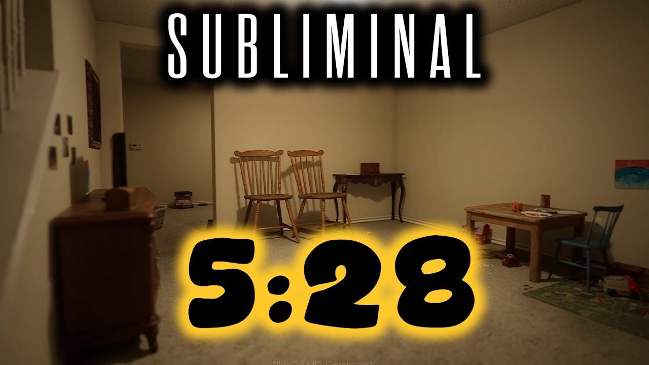 Subliminal - Speedrun in 
