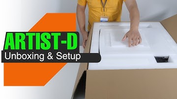 JGMaker Artist-D 3D IDEX dual independent extruder with direct drive printer unboxing and setup