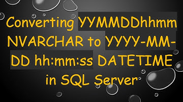 Converting YYMMDDhhmm NVARCHAR to YYYY-MM-DD hh:mm:ss DATETIME in SQL Server