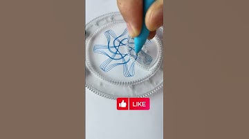 ⭕What does this pattern resemble?🤔 Design Ruler Small ruler,⭕ big wisdom  #spirograph #art #drawing