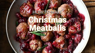 All I want for Christmas are these Cranberry Meatballs!!