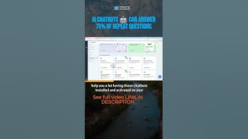 AI chatbots 🤖 can answer 75% of repeat questions #shorts
