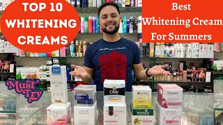 Top 10 Whitening Cream for Summers || Best Whitening Cream (2023)