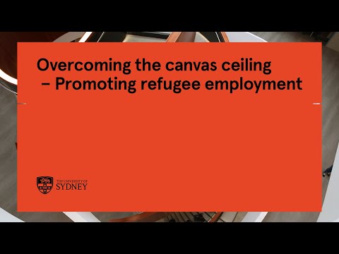 Video Overcoming the canvas ceiling - Promoting refugee... - youtube