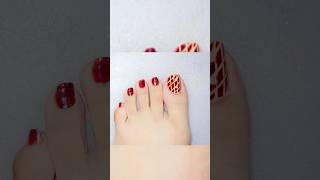 easiest nail art for toe🤎🤎 #naildesigns #nailart #simplenails #youtubeshorts #ytshorts #shorts #yt