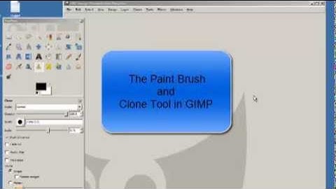 Paint Brush and Clone Tool