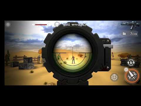 Zombie Frontier : Sniper Wave 30 to 50 part 2 gameplay