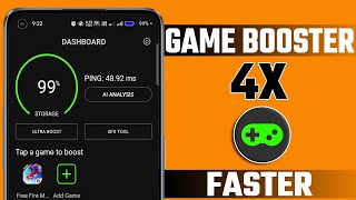 Game Booster 4X Faster | How To Use Game Booster 4X faster | Best game Booster For Free Fire Game screenshot 3