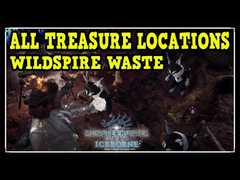 MHW Iceborne Wildspire Waste All Treasure Locations - Ultimate Collector Trophy / Achievement Guide