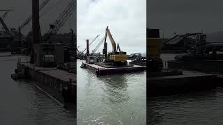 This excavator is floating… but why? #civilengineering @ConcerningReality