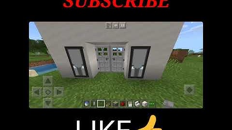 How to hide button in minecraft pocket edition.#shorts #viralhacks