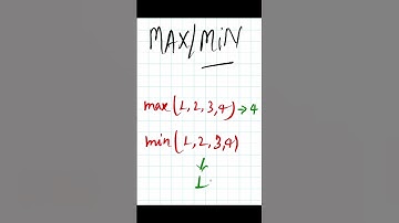 Python - 037 : Get Maximum and Minimum value in python #python #pythonprogramming #pythontutorial