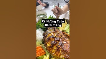 CÁ NƯỚNG cuốn bánh tráng bằng nồi chiên không dầu #food #cooking #anthuc #nauan #nhabinxoan