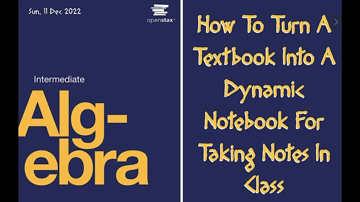 Using ZoomNotes-How ToTurn A Textbook (pdf) Textbo...