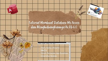 Tutorial Membuat Database Ms  Access dan Menghubungkannya ke Vb. 6
