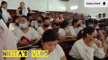 Bsc 3rd Sem begins today 😊Dhanamanjuri University 📖