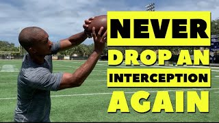 How to Catch the Football as a Defensive Back | DB Tips | All Eyes DB Camp