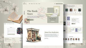 Build a Modern Online Bookstore E-Commerce Website with HTML, CSS & JavaScript | Full Tutorial