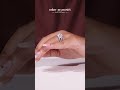 Minimalist Diamond Engagement Ring | 14k White Gold