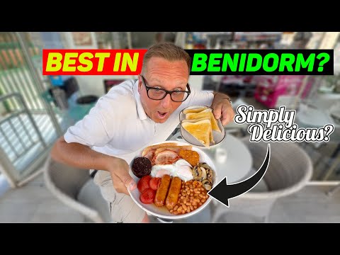 a SIMPLY DELICIOUS Full English BREAKFAST in BENIDORM!