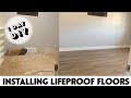 DIY LifeProof Luxury Vinyl Plank Flooring Install - Quick Bedroom Renovation