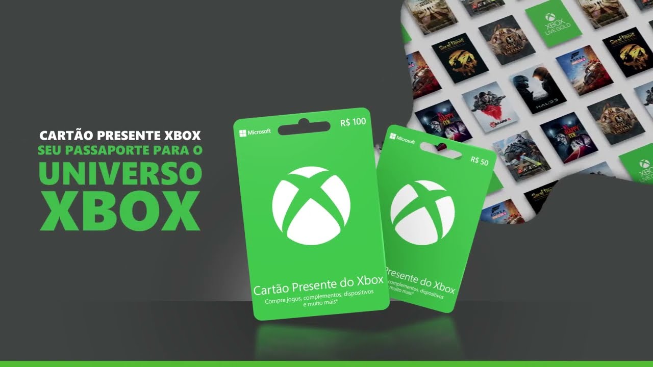 Gift card Xbox: Promoção R$ 100 Reais grátis
